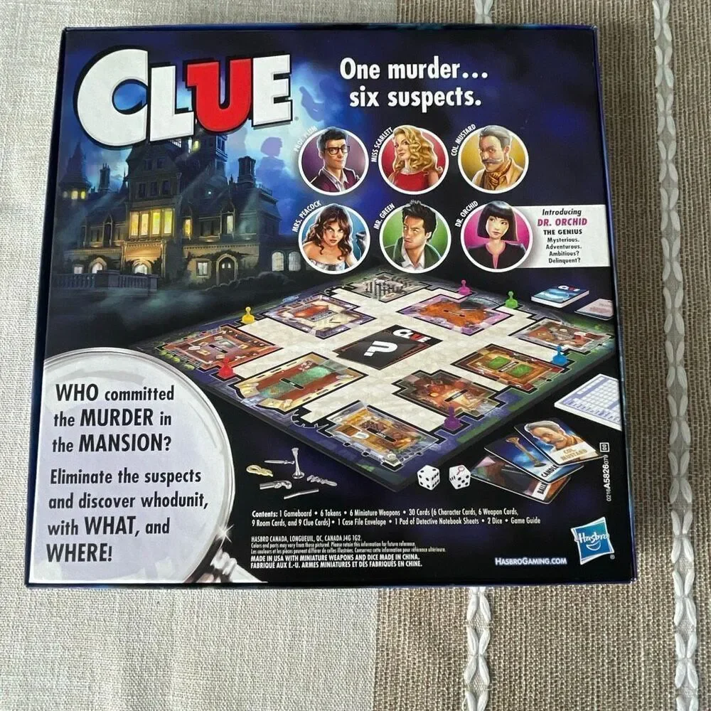 Clue classic board game new and unused but opened